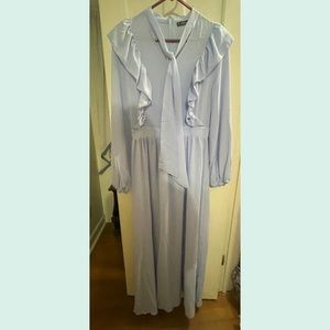 SHEIN Baby Blue Dress Small